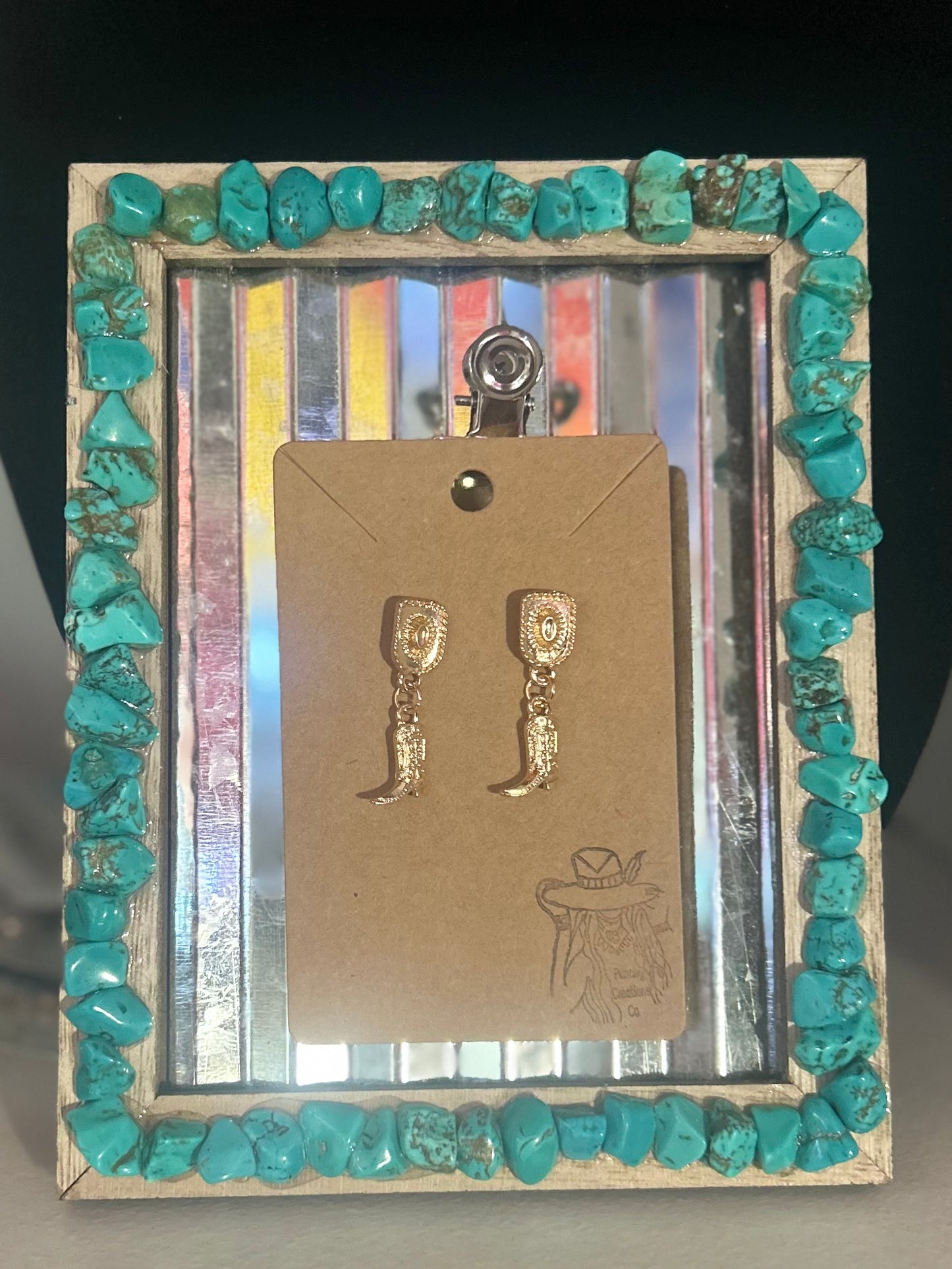 Cowboy Boot & Cowboy Hat Earrings
