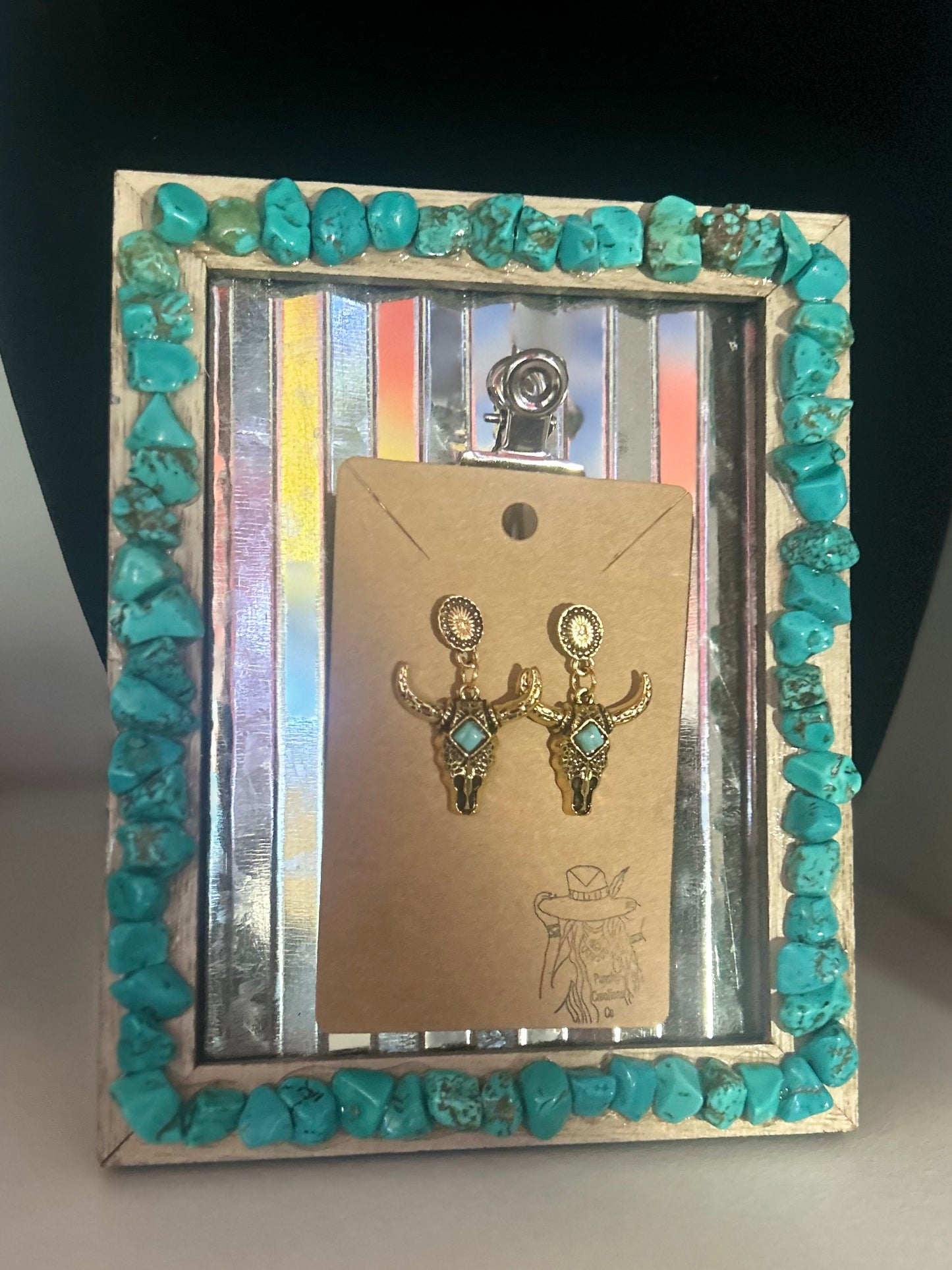Bull Skull Earrings