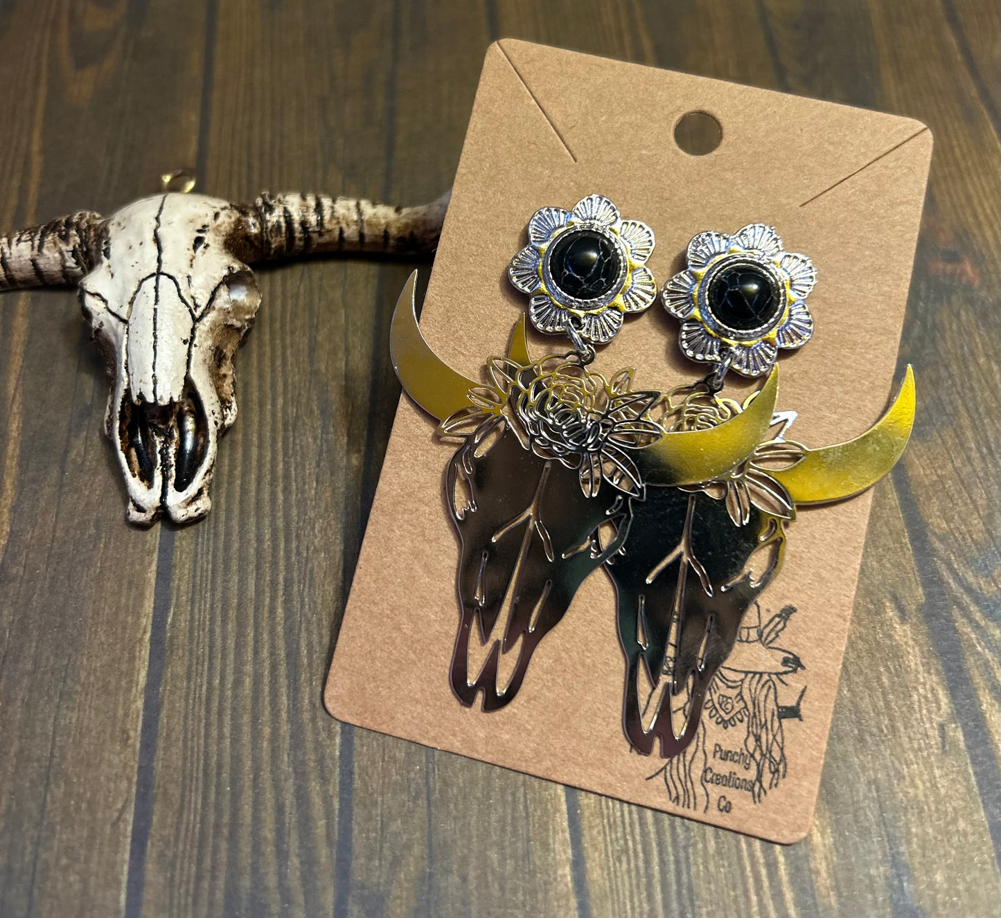 Bull Skull earrings