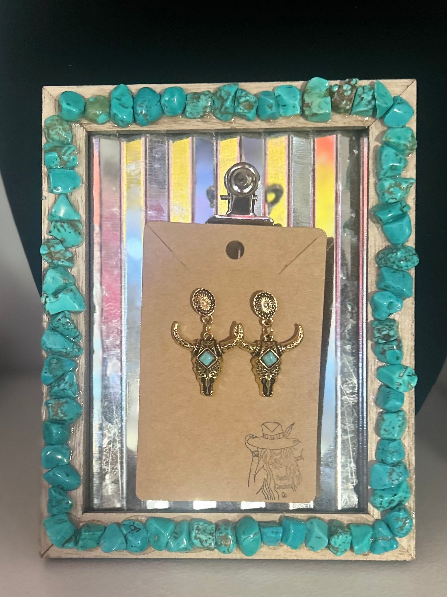Bull Skull Earrings