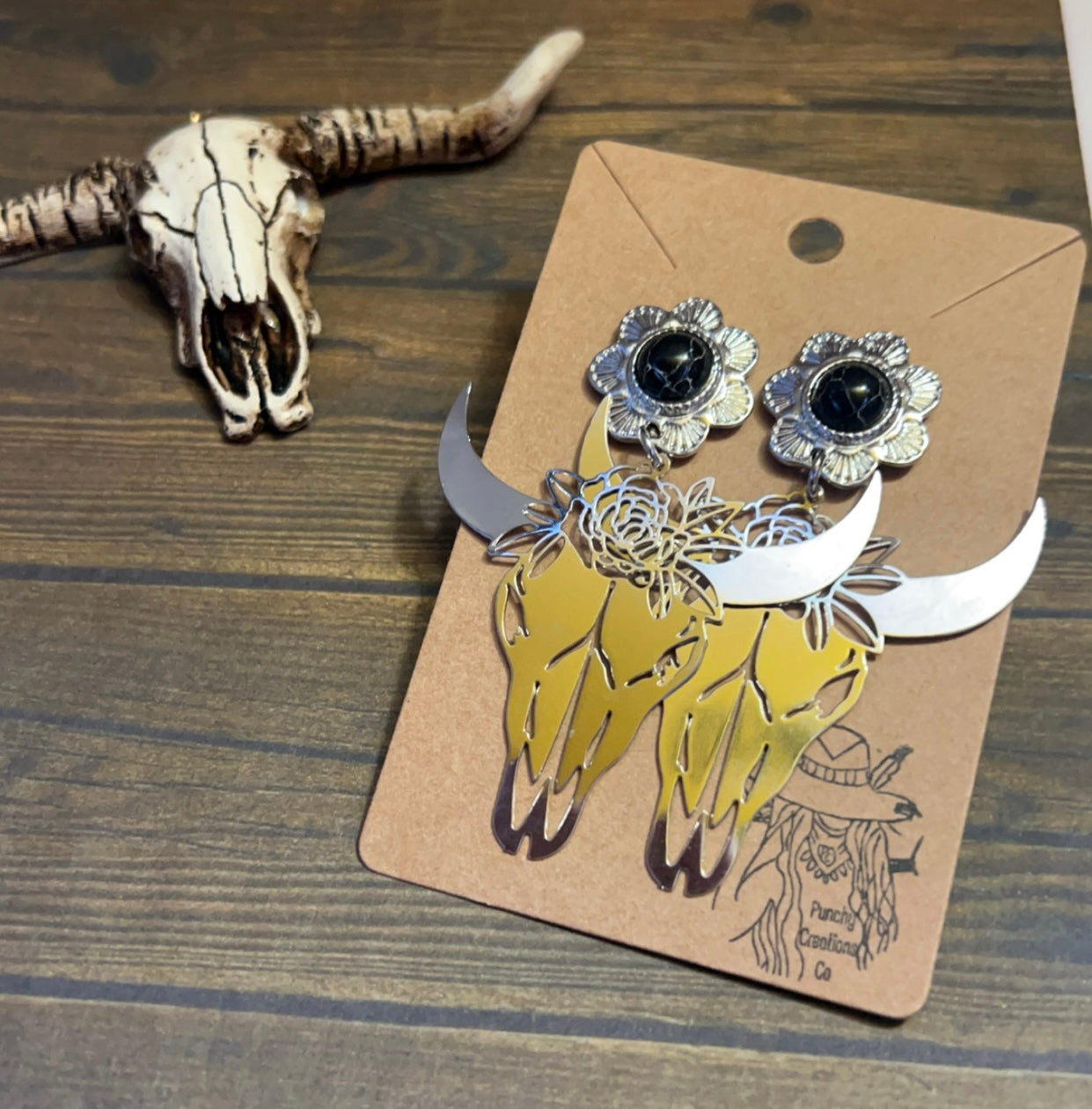 Bull Skull earrings