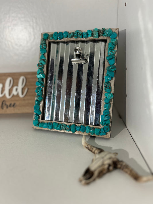 Turquoise Rocks picture frame