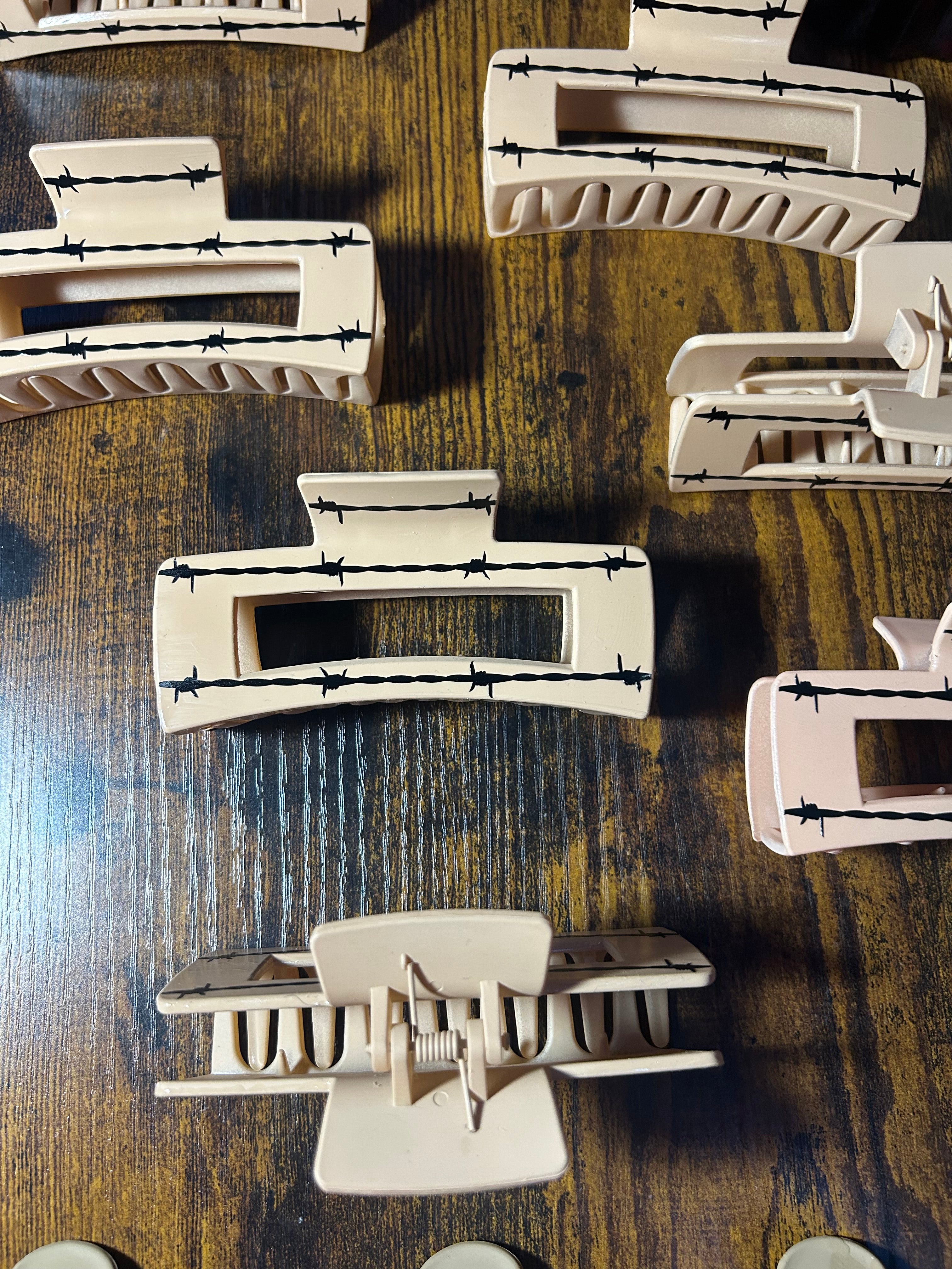 Barb Wire Claw Clips – Punchy Creations Co