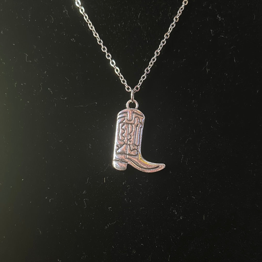 Cowboy Boot Necklace