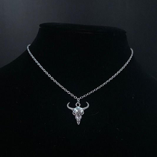 Buffalo Skull Necklace