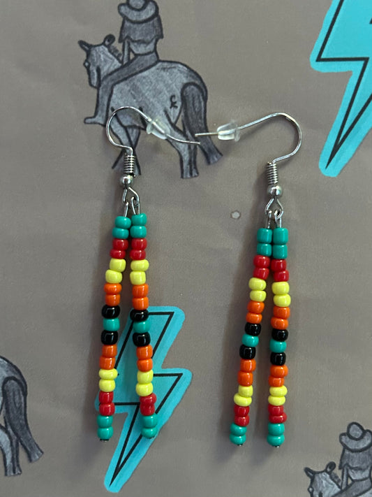 Double bar earrings