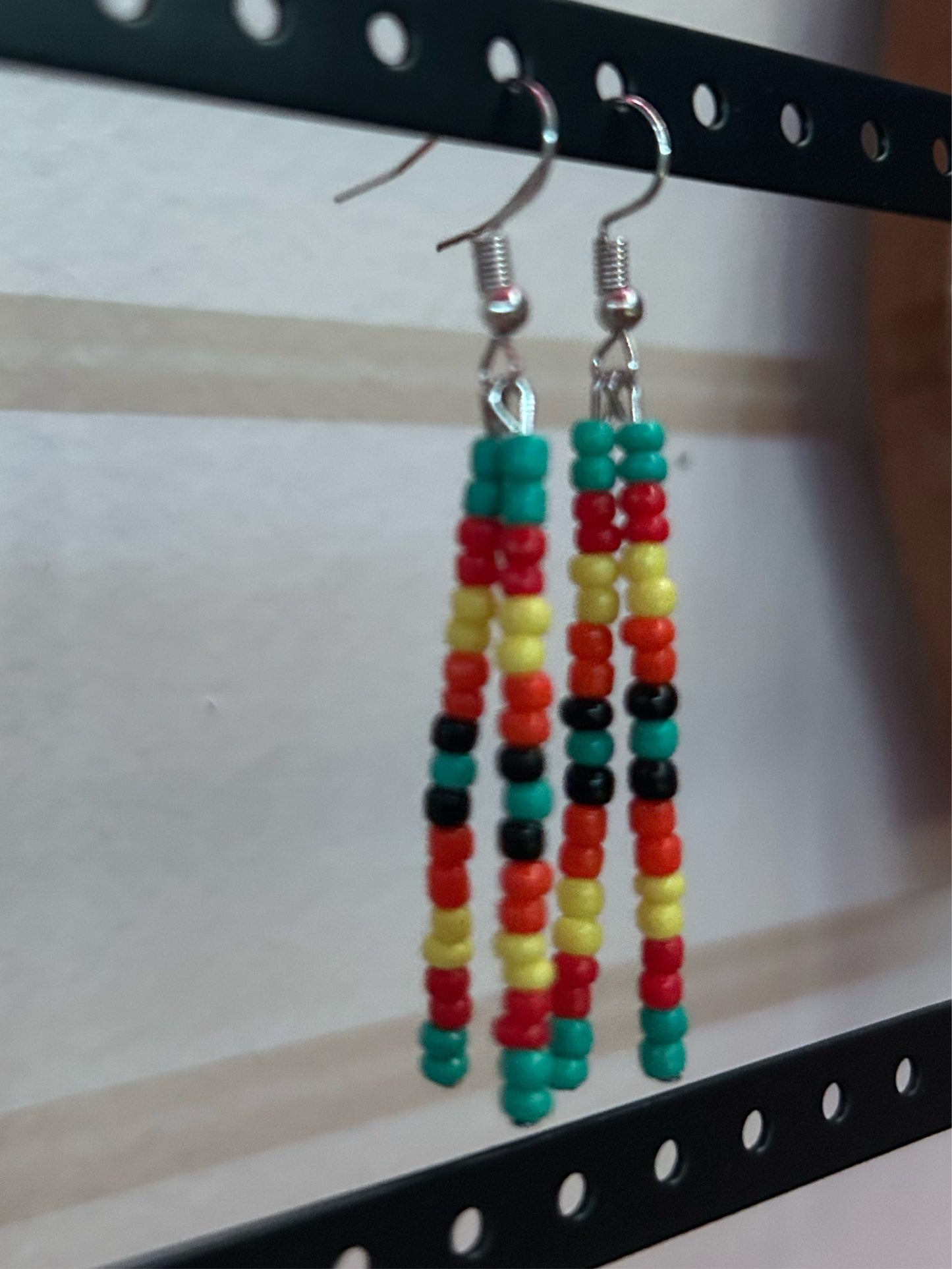 Double bar earrings